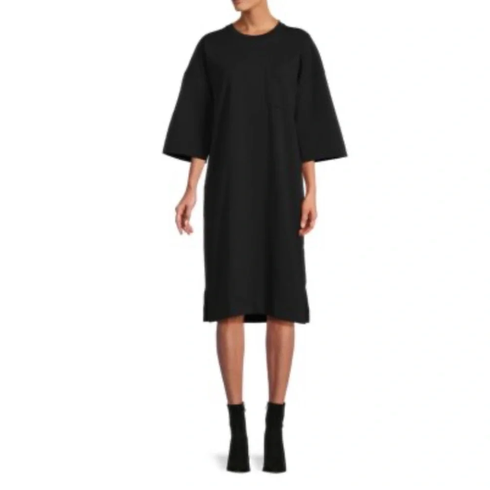 GANNI Dropped Shoulder Pocket T Shirt Dress SZ S/m - Picture 1 of 1
